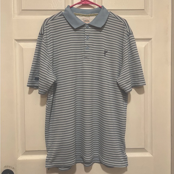 Ashworth men’s short sleeve collared shirt size large top - Picture 1 of 14